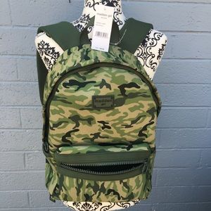 Madden Girl Green Camouflage Backpack